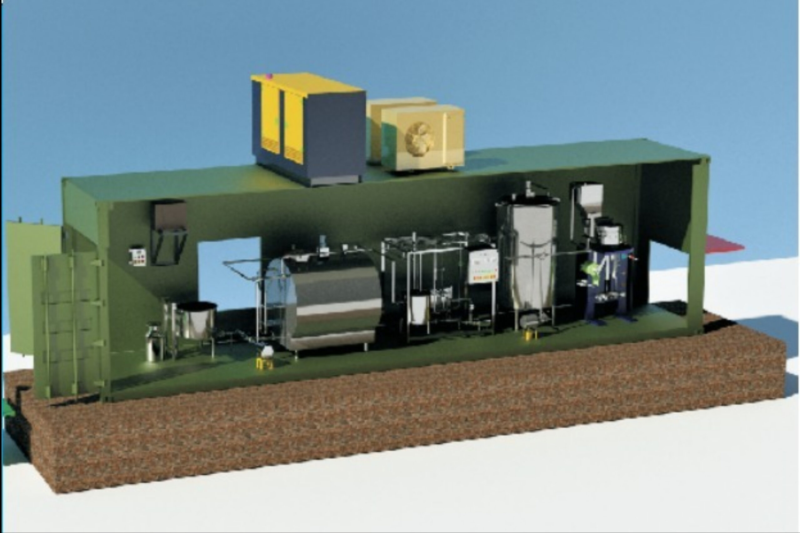 Mini Milk Processing Plant 20KLPD