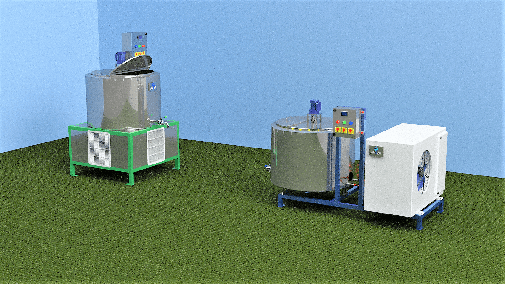 Bulk Milk Cooler Open Type – 100 – 500 Ltr