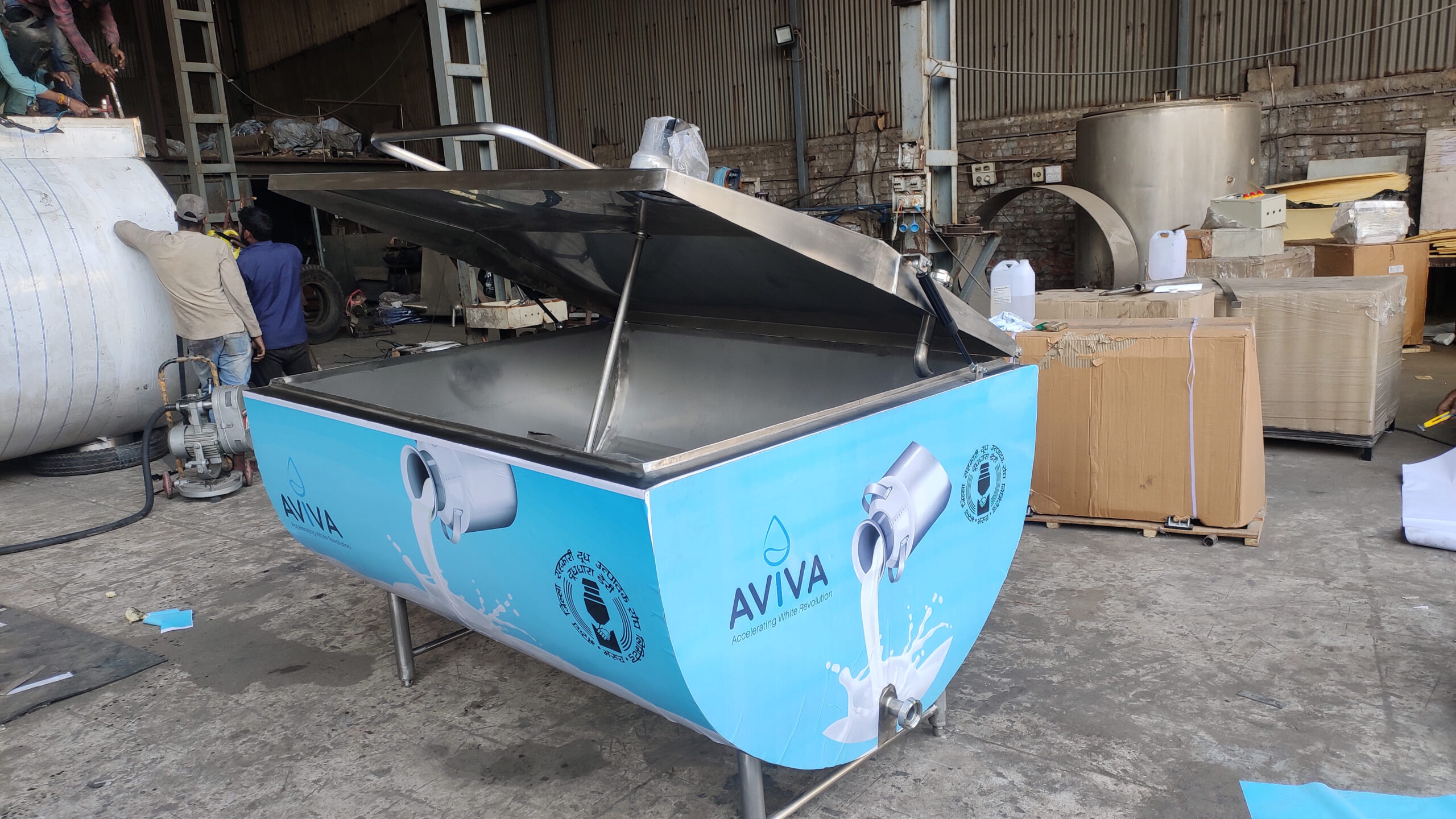 Bulk Milk Cooler Open Type – 1KL